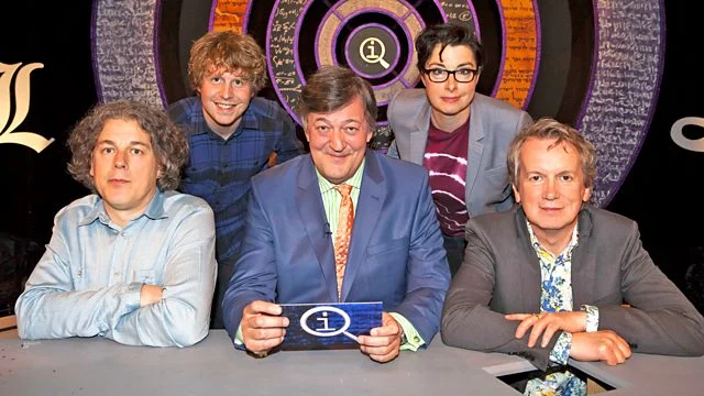 Image borrowed from BBC http://www.bbc.co.uk/programmes/b04n9pqw. If you've never watched QI, you will be enlightened if you do. It is quite interesting.