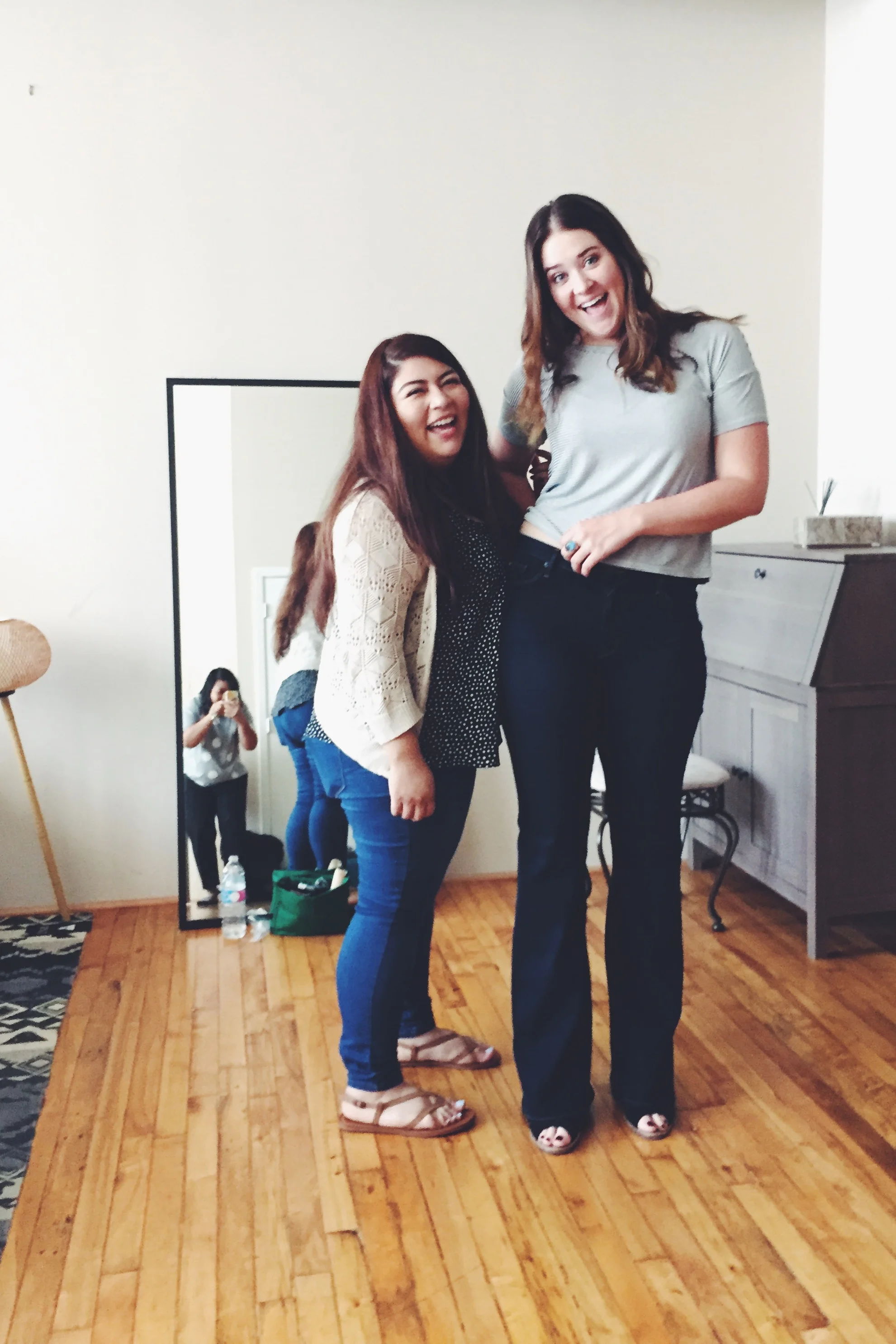 There's just a slight height difference... 