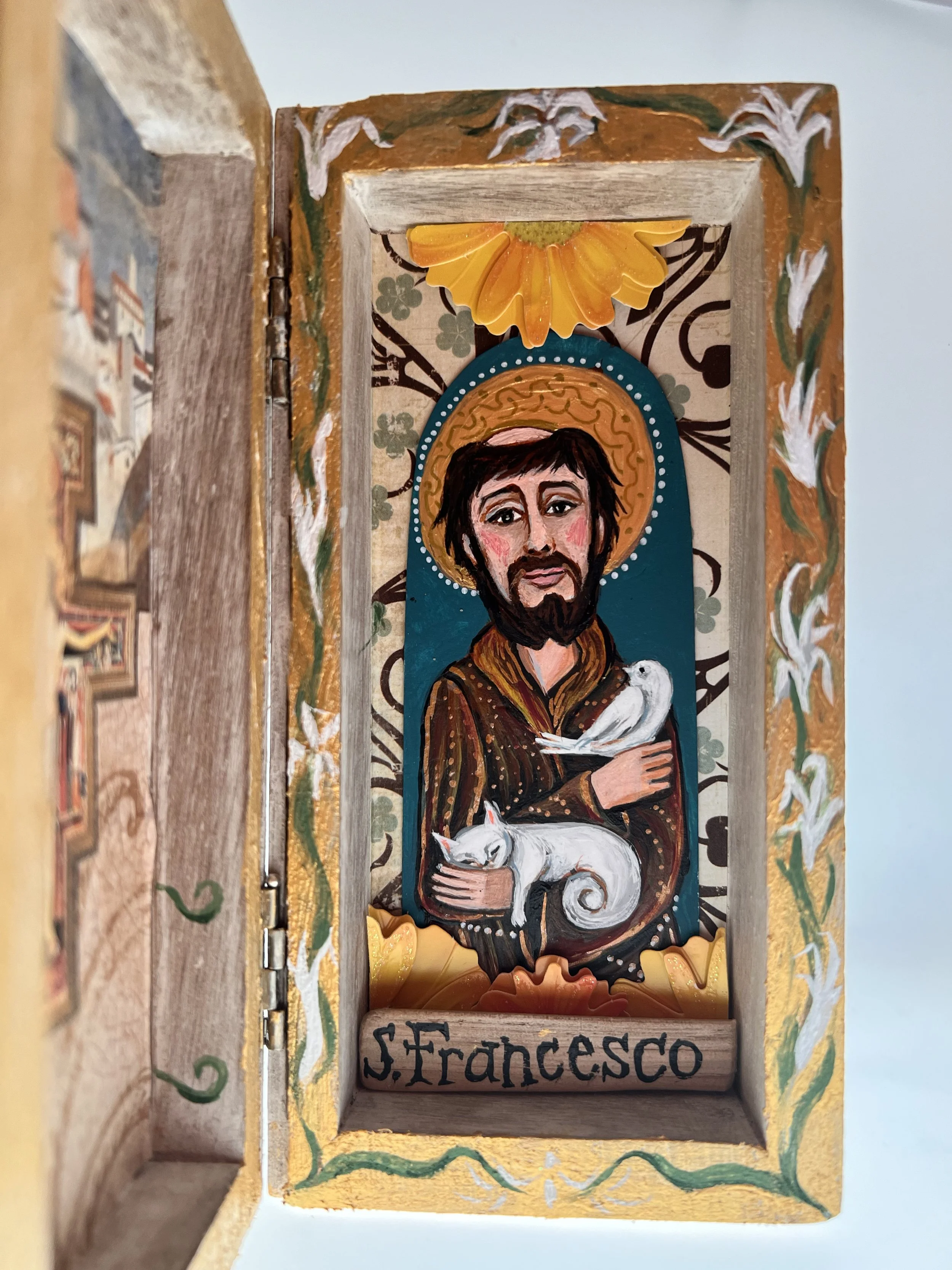 Detail of. S. Francisco of Assisi shrine, 2024.