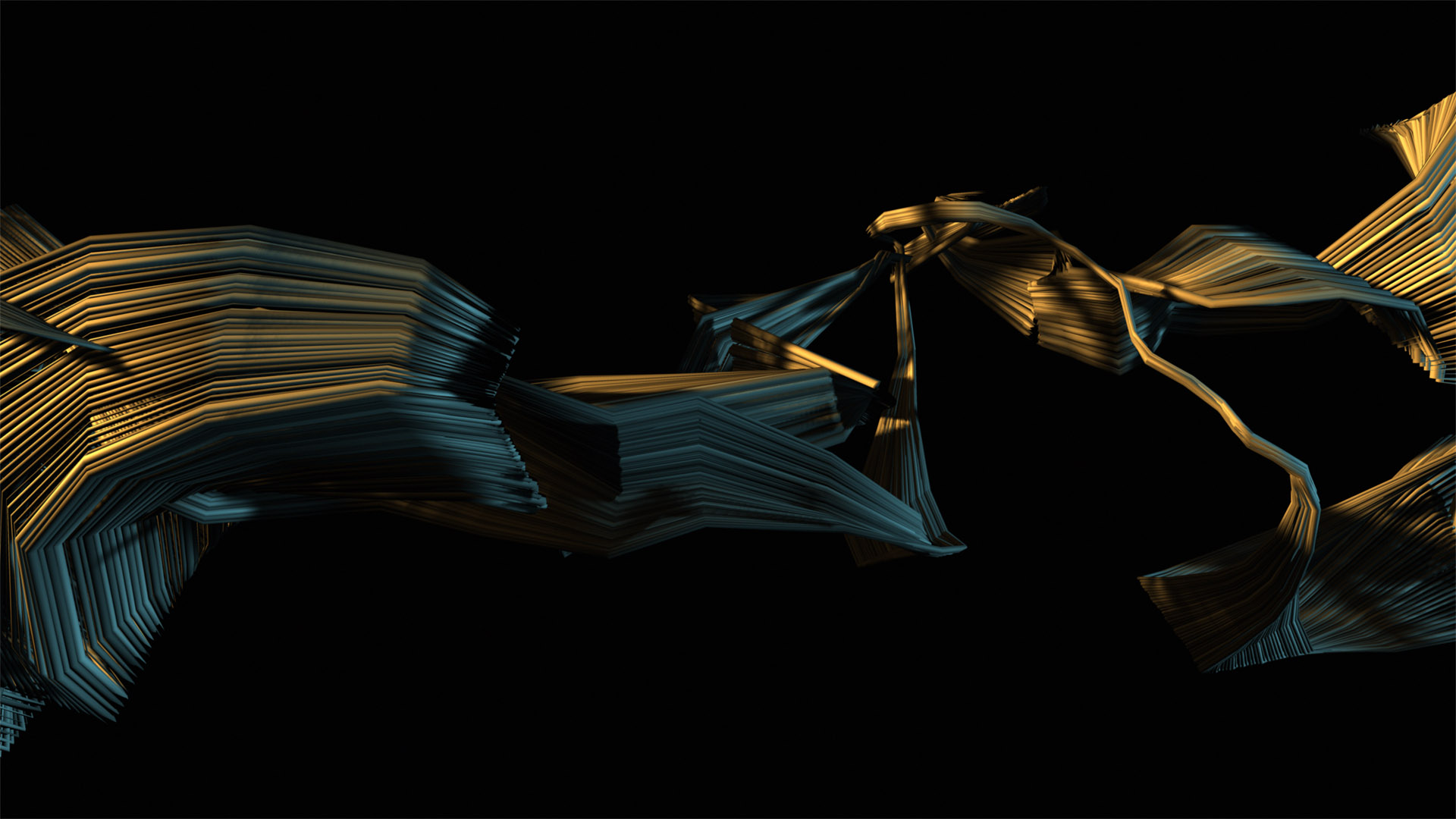 Sound reactive viola solo animation: Partitura: Quayola/Abstract Birds