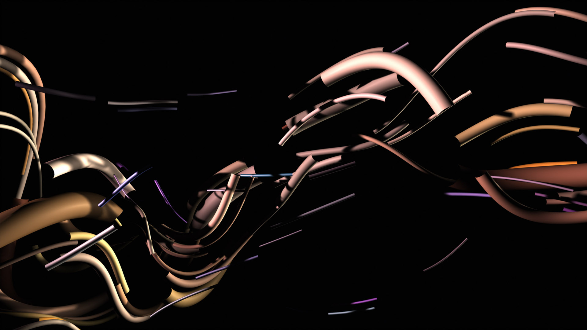 Sound reactive viola solo animation: Partitura: Quayola/Abstract Birds
