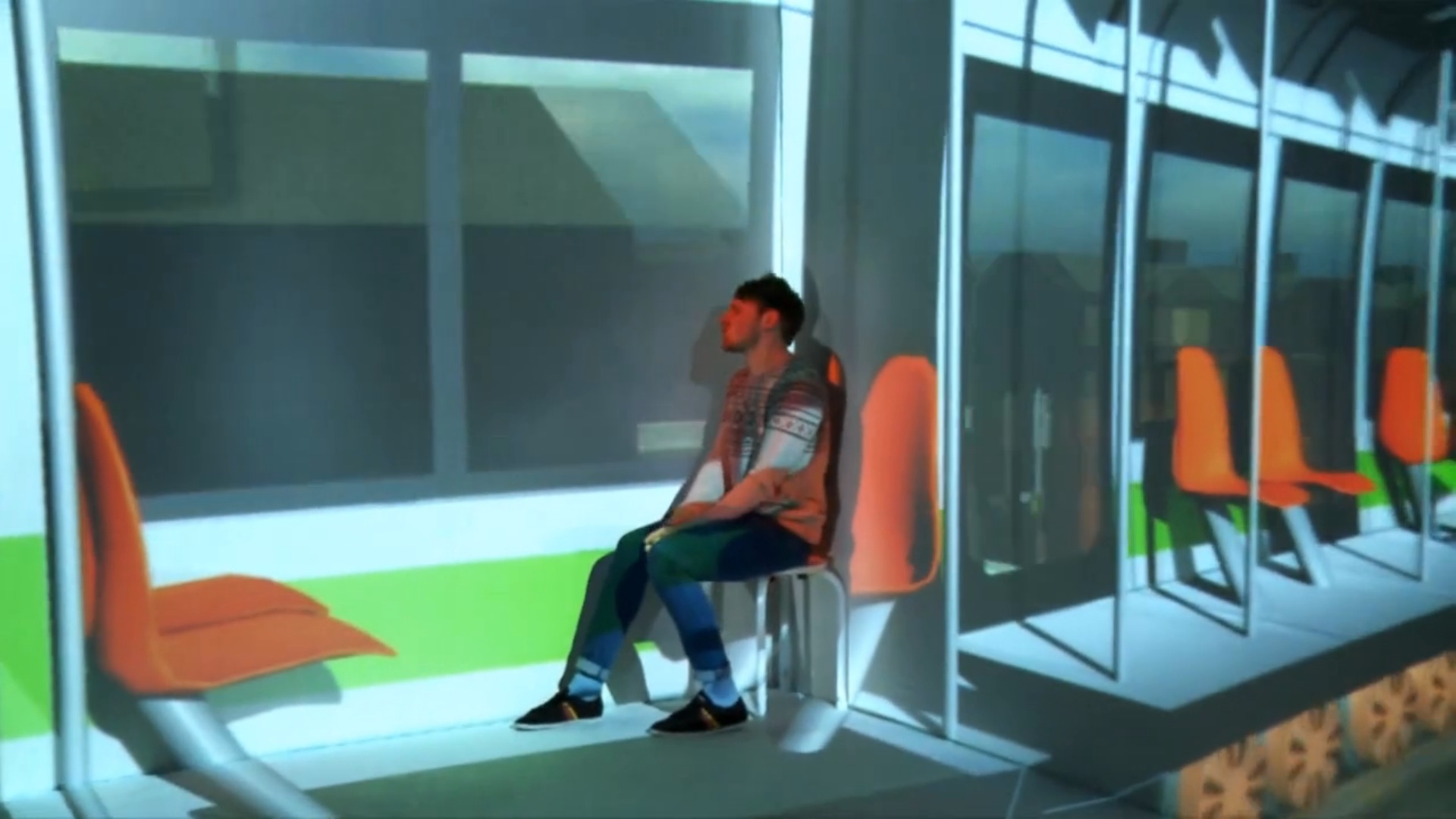 Projection based music video: Willow: Sweater: Filip Sterckx