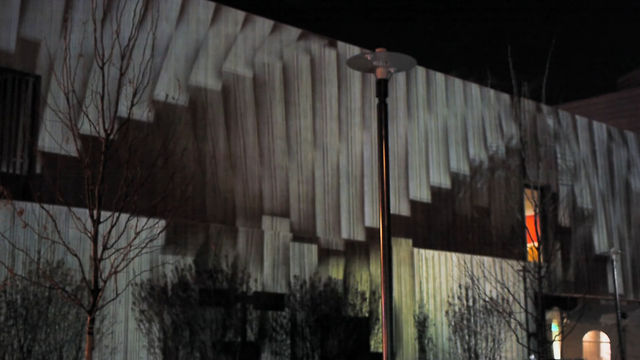 It's been a while since the last post on projection mapping. I guess I've been away of the technique for a while, but I definately love it, so expect more about it, I know you guys love it too. This time what I want you to focus on apart from the composition itself, is the first secs of the video. You''ll be able to see Cinema 4d for the volume manipulation of the compostion, and also a photoshop layout of the mapping proyectors. Get it? Picture of the mapping surface with approximately the same lenses as the proyectors. Then Photoshop, you more or less picture your canvas, then you go into after and cinema to generate the material (hint Camera mapping), and then modul8 or VDMX or Isadora or Resolume Av to make the actual mapping in situ. There's very few stuff on the subject, apparently visual artists are keeping this one in secrecy. I give you this insight.
Check Legwork's webpage, is really nice, I love it. legworkstudio.com
Peace.