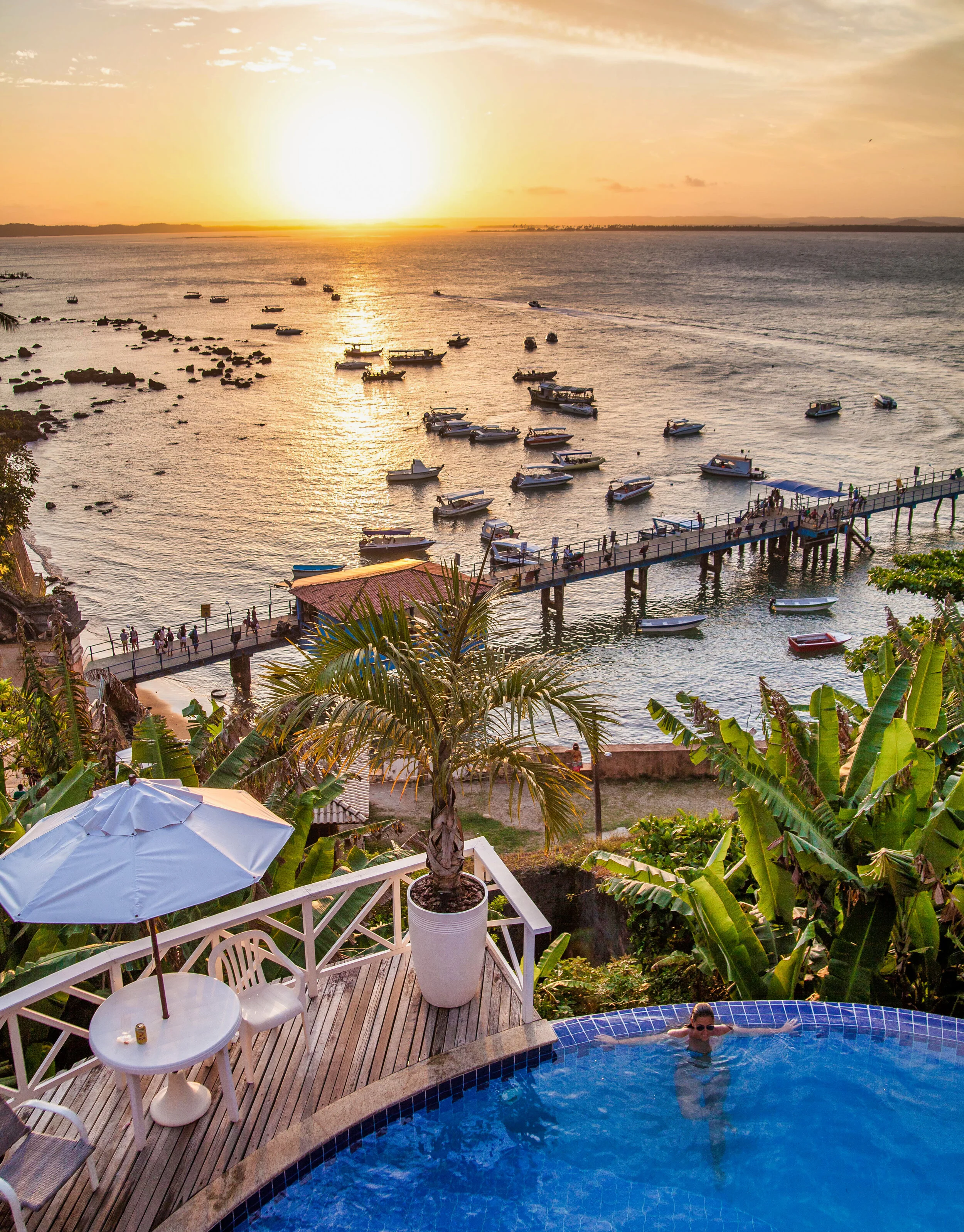 Sunset in Morro de São Paulo