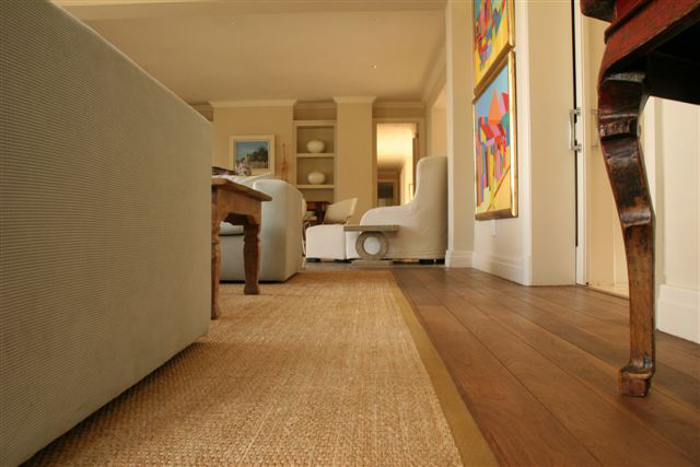 Sisal - Storm Cloud Rug with binding