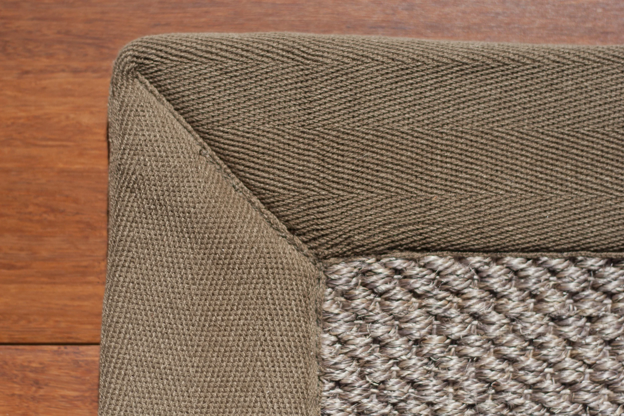 Sisal - Storm Cloud with Taupe trim
