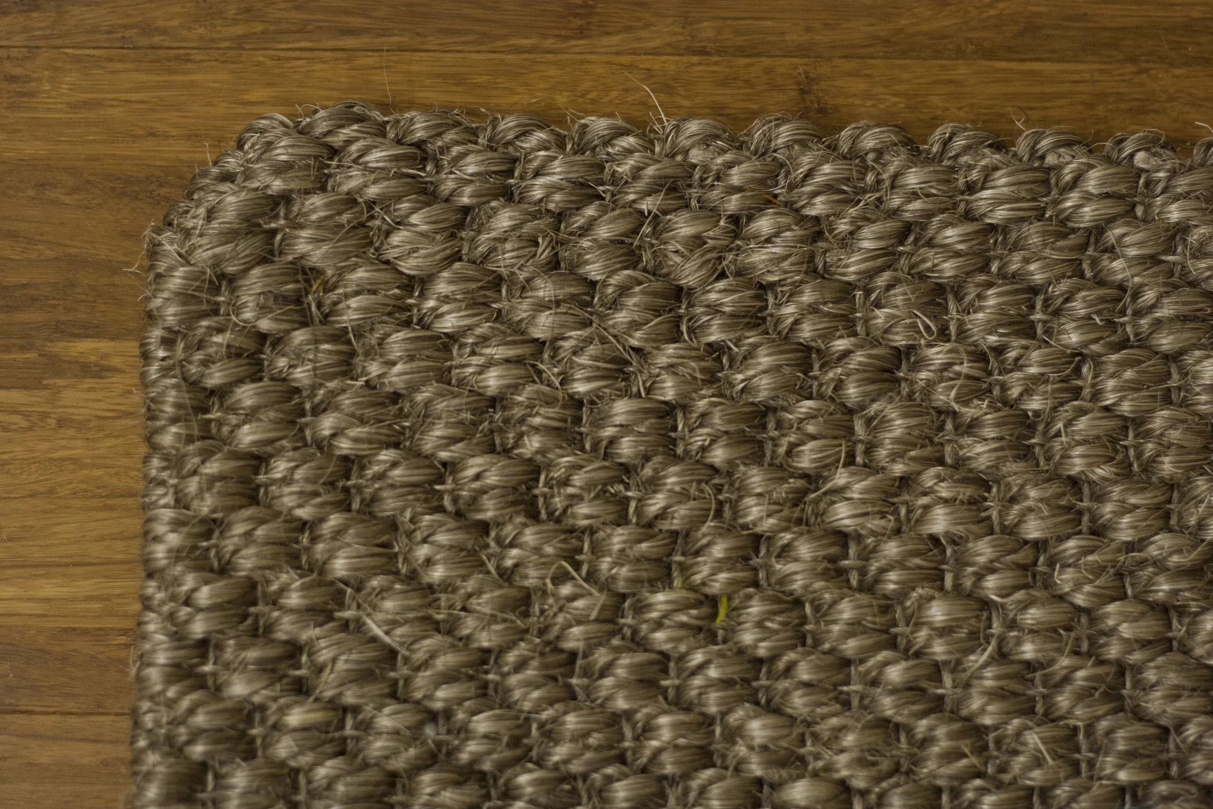 Sisal - Storm Cloud with rolled edges