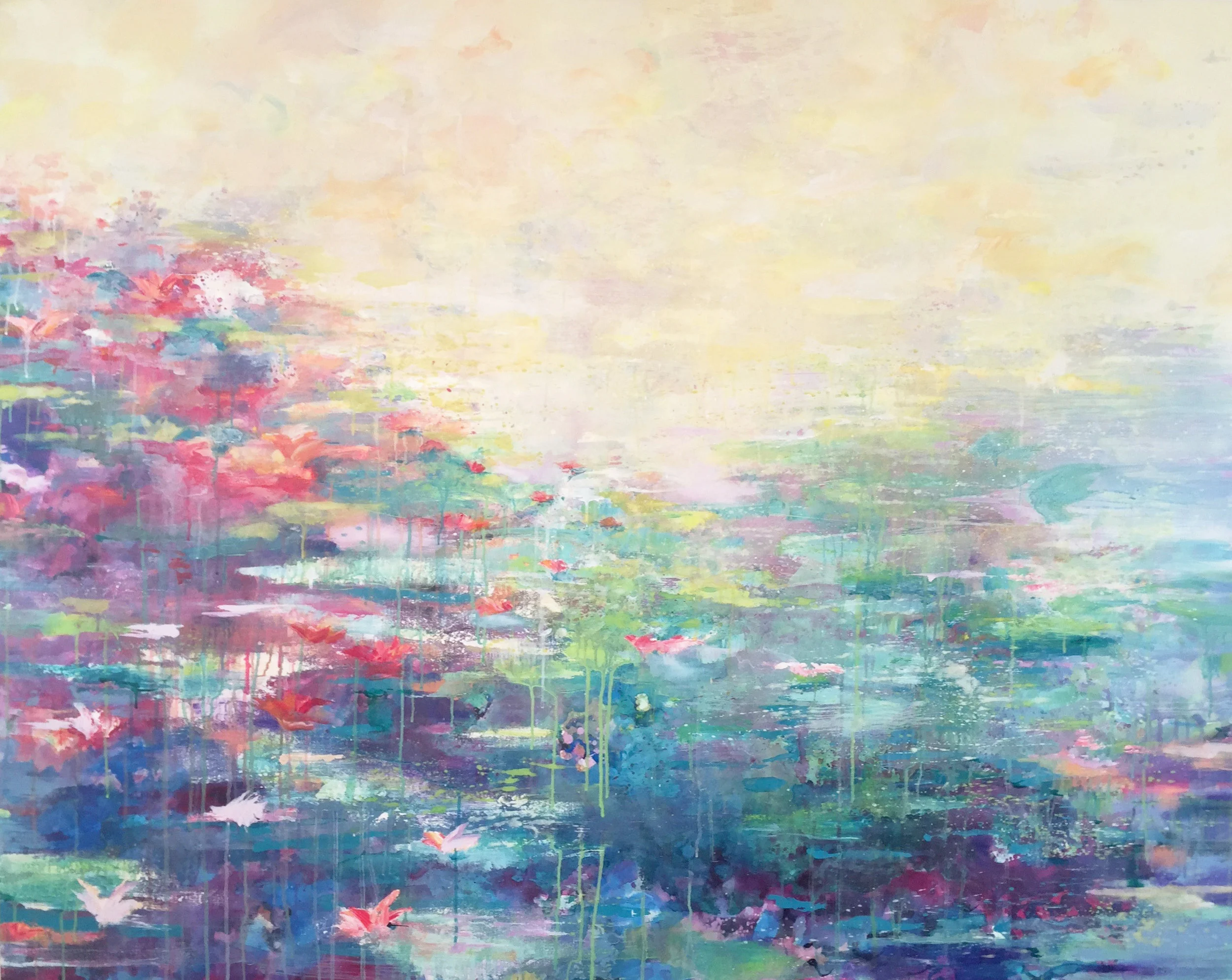 Lillies Abstract