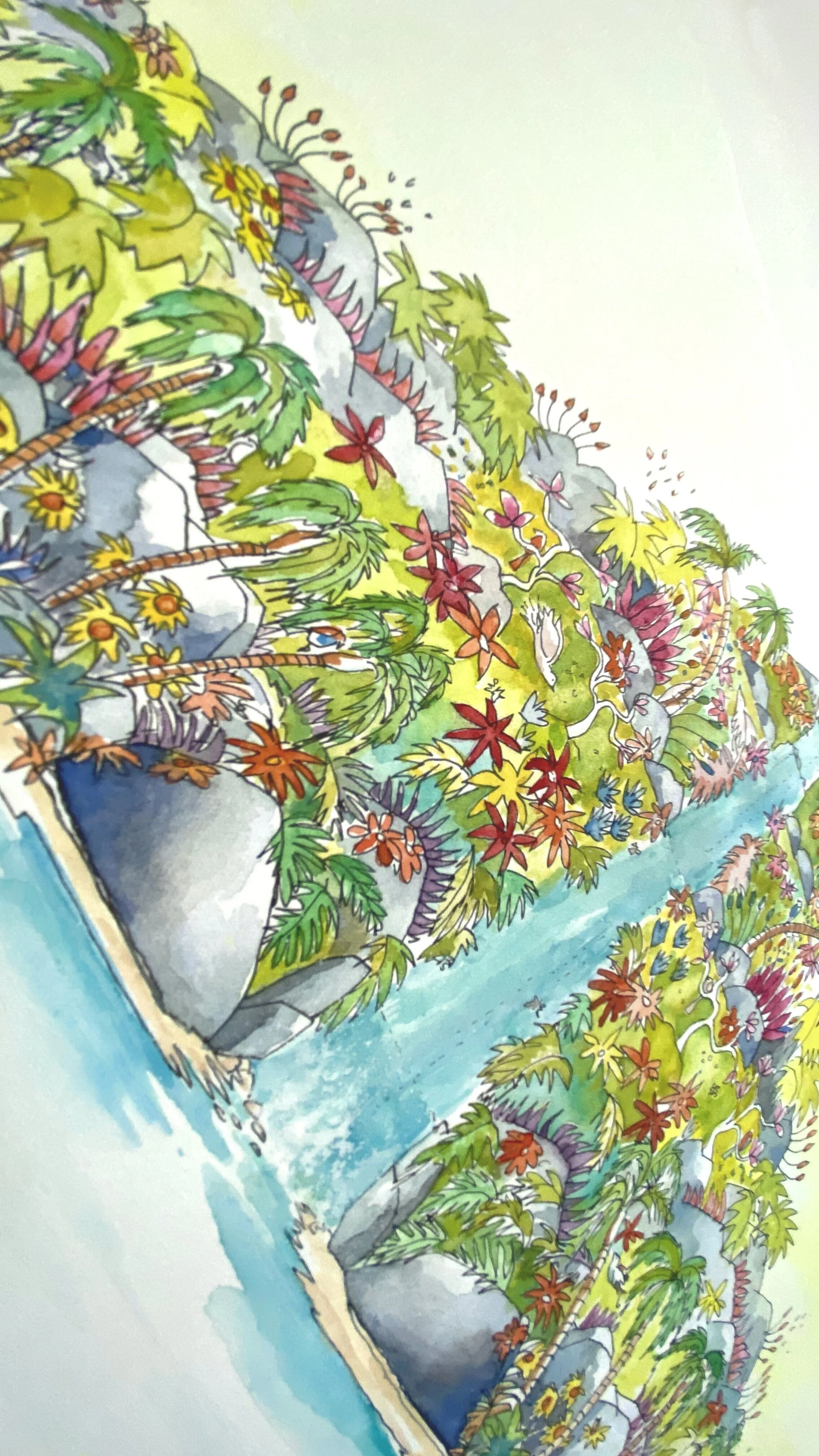 Commissions in watercolour and ink 