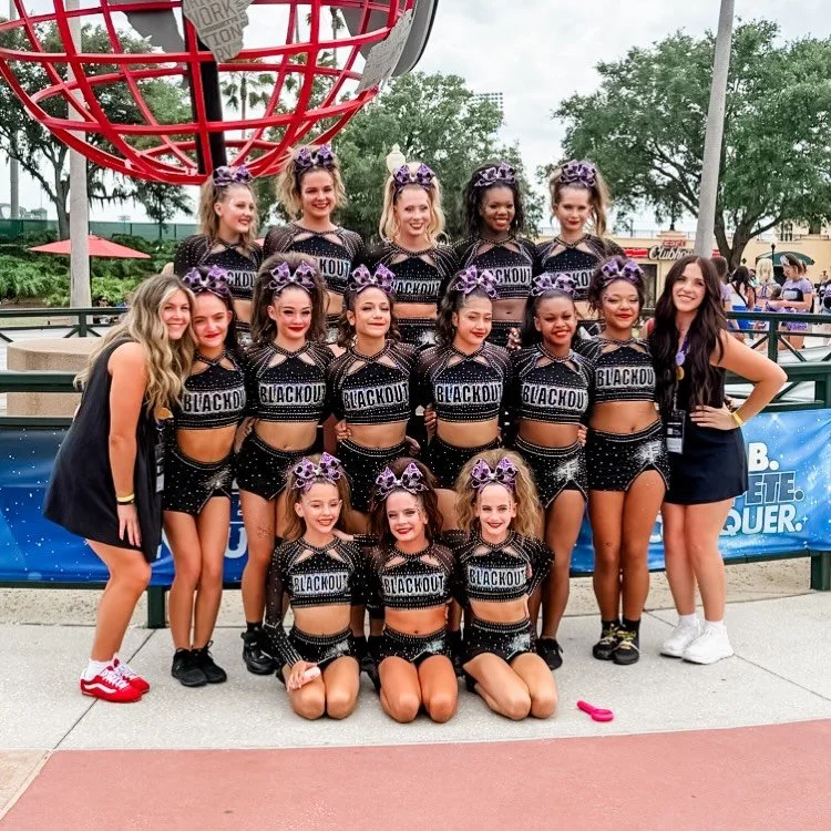 So PROUD of our BLACKOUT QUEENS!!! At SUMMIT FINALS!!! Such an AMAZING team that has shown so much STRENGTH and GROWTH this season!! We are SO PROUD of you and everything you have accomplished!!!! #fusionswag #fusionblackout #summit2026 #LOVEisinourg