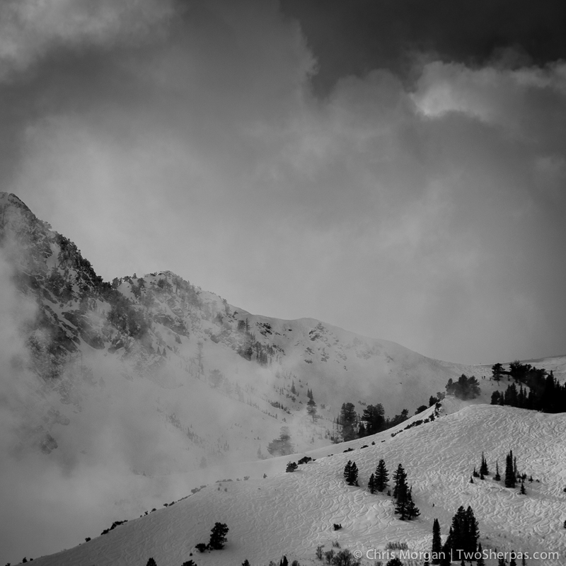 Snowbasin in late winter.