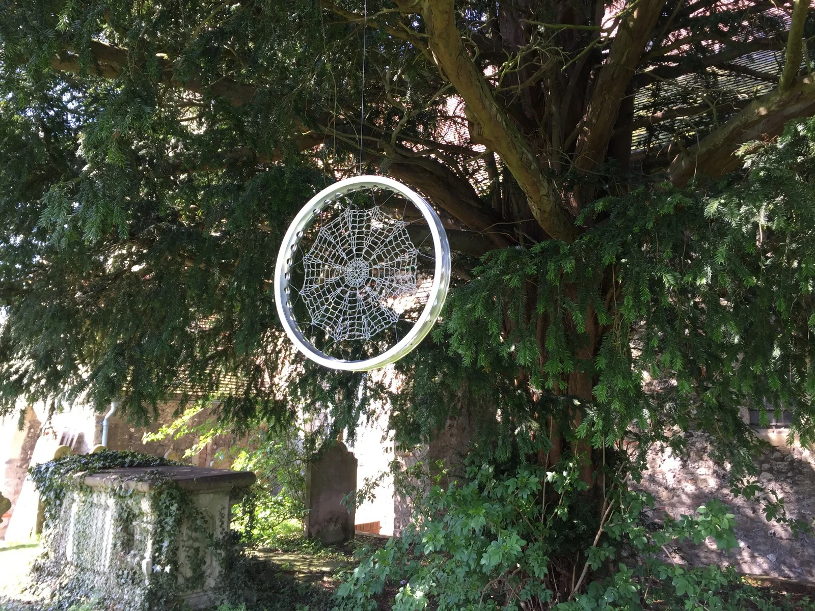 Silver Reflective Bicycle Wheel, 2017
