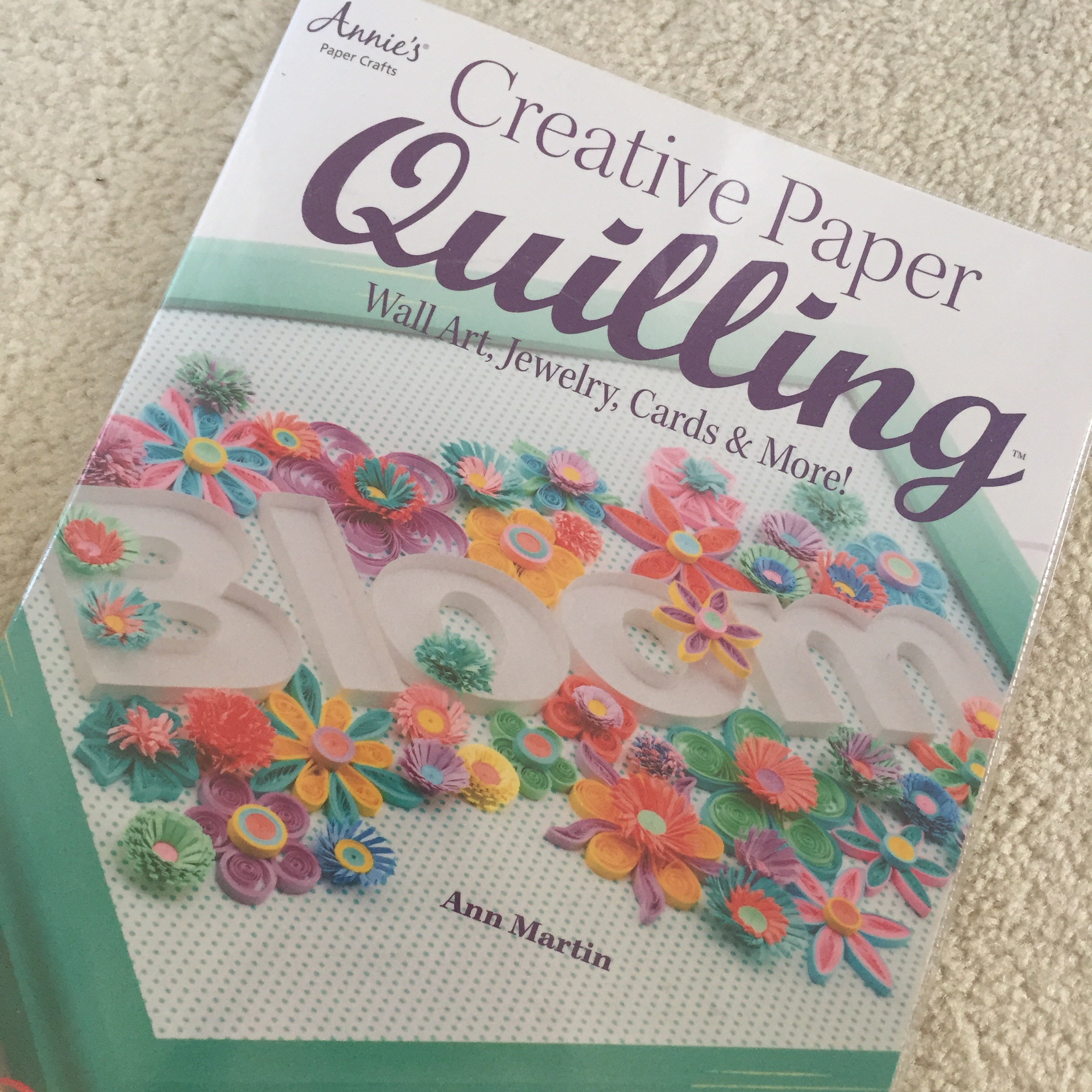 Creative paper quilling by Ann Martin. I'm definitely going to take more advantage of the library they had tonnes of craft books there including lots on silversmithing. 