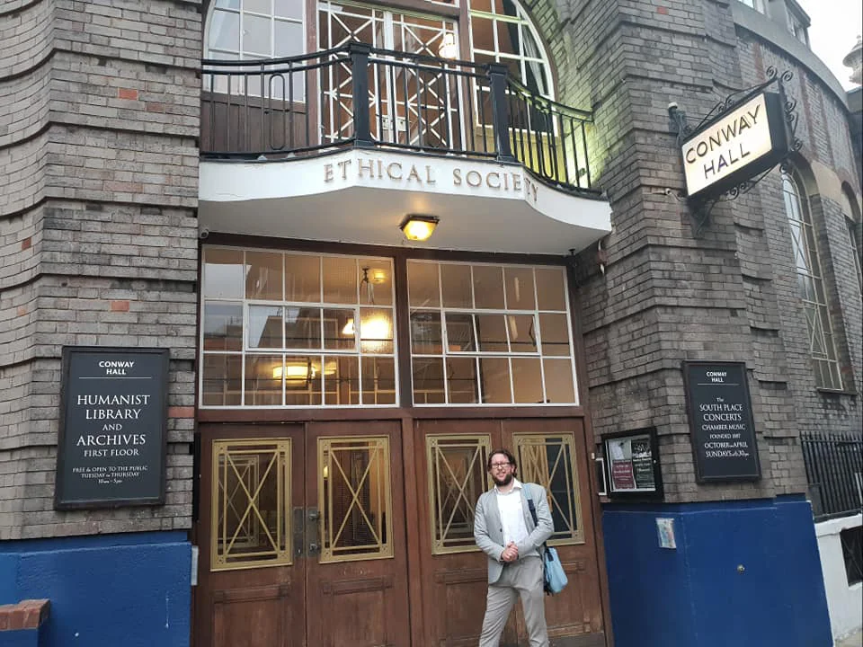 At Conway Hall once again, such a noble venue. Image: Will Naish.