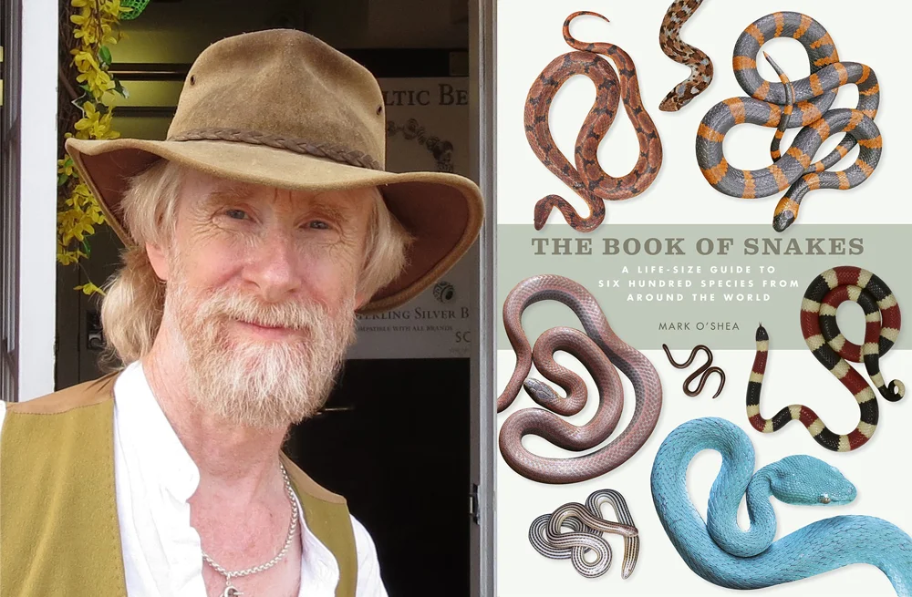 We have Professor Mark O’Shea! Mark will be selling and signing his new book. Images: (c) Mark O’Shea.