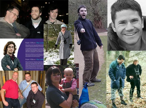 A most amusing montage depicting assorted humans who assisted in some way with stuff that led to the production of the book. Images: Darren Naish, Neil Phillips, (c) University of Portsmouth, (c) Steve Backshall