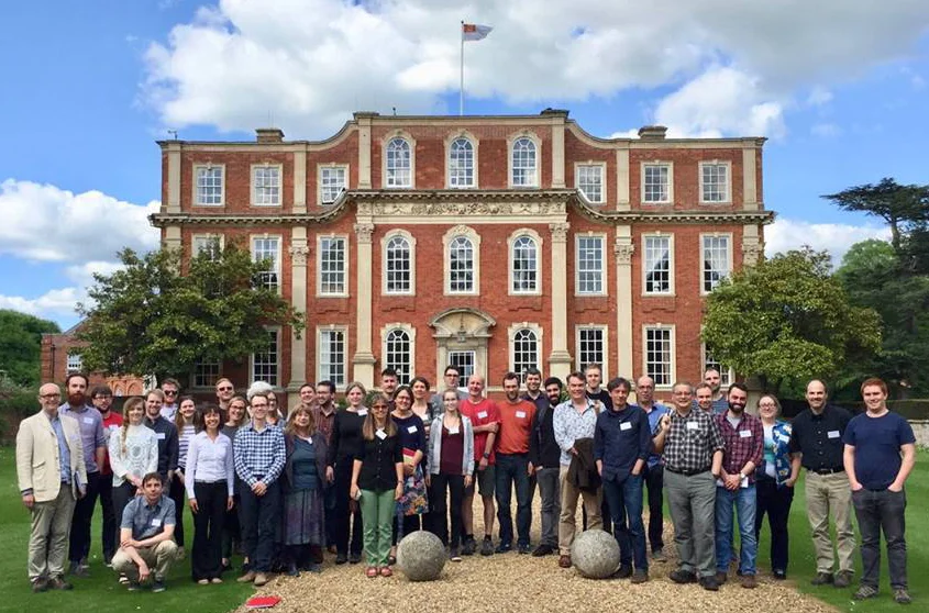 Attendees of the Sexual Selection meeting at Chicheley Hall, Buckinghamshire. Image: Rob Knell.