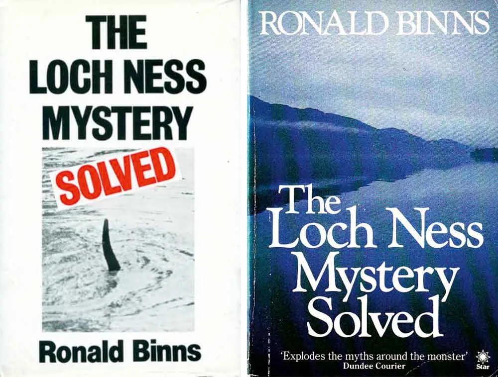 Binns (1983) , hardback (at left) and 1984 softback edition.