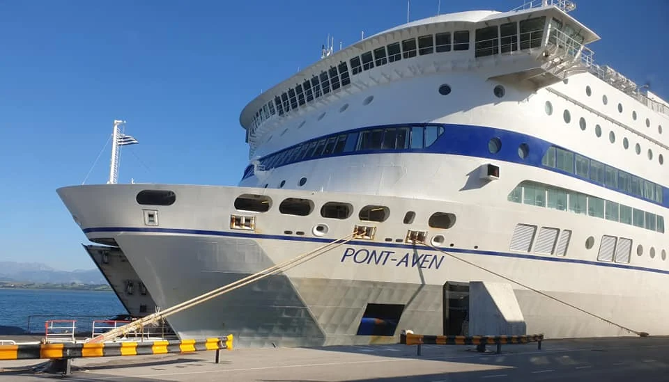 Our vessel of choice - the Pont-Aven - at port in Santander, Spain. I cannot tell you how much trouble I went to to get to this ship before departure time. I very nearly didn’t make it. Image: Darren Naish.
