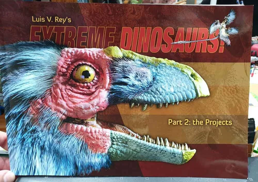 Luis Rey’s brand-new book will be on sale at TetZooCon 2019. Image: (c) Luis Rey/Darren Naish.