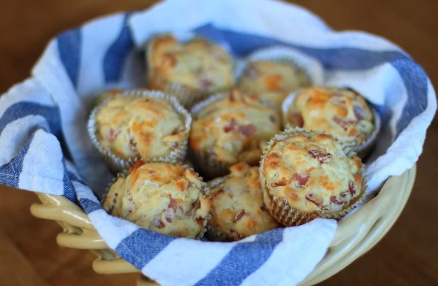 Ham and Cheese Muffins