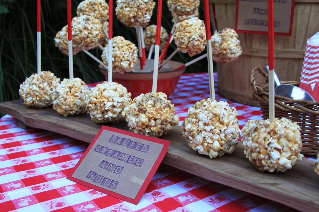 Salted Caramel Popcorn Balls