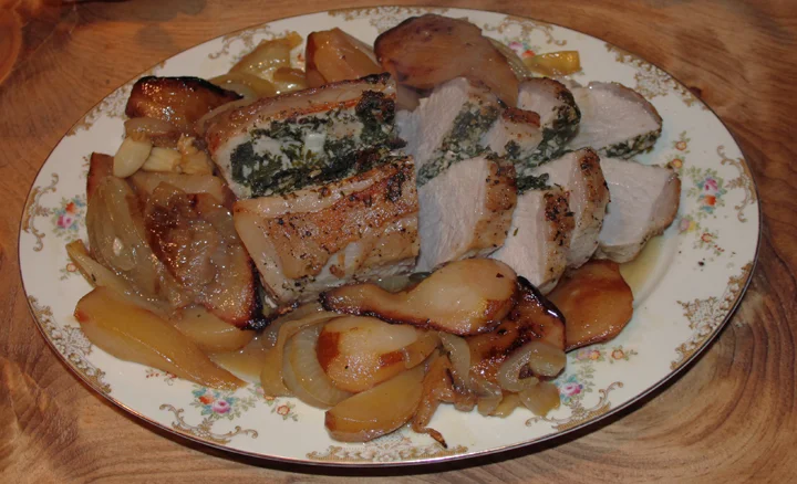 Roasted Pork Tenderloin with Pears