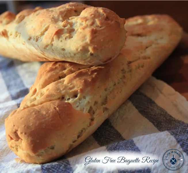 Gluten Free Baguette Recipe- Life is Made with Katie Miles- www.lifeismadeblog.com