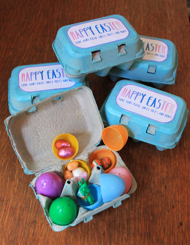 How to Make Easter Gifts from Plastic Eggs and Egg Cartons // Life is Made with Katie Miles // www.lifeismadeblog.com