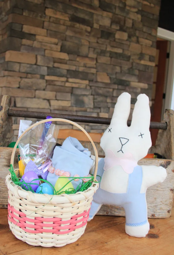 How to Make Easter Bunny Pajamas with a Matching Stuffed Bunny