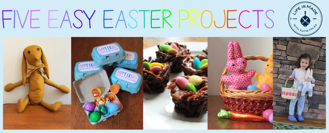 Four Easy Easter Projects from Life is Made with Katie Miles // www.lifeismadeblog.com