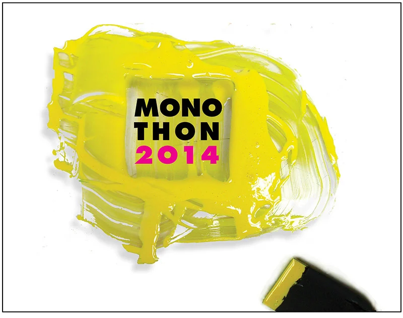 CCP Monothon fundraising event postcard