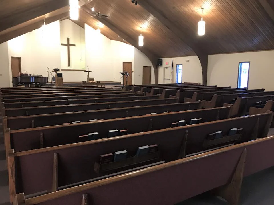 Our empty Sanctuary - awaiting a congregation to fill it with Praise!