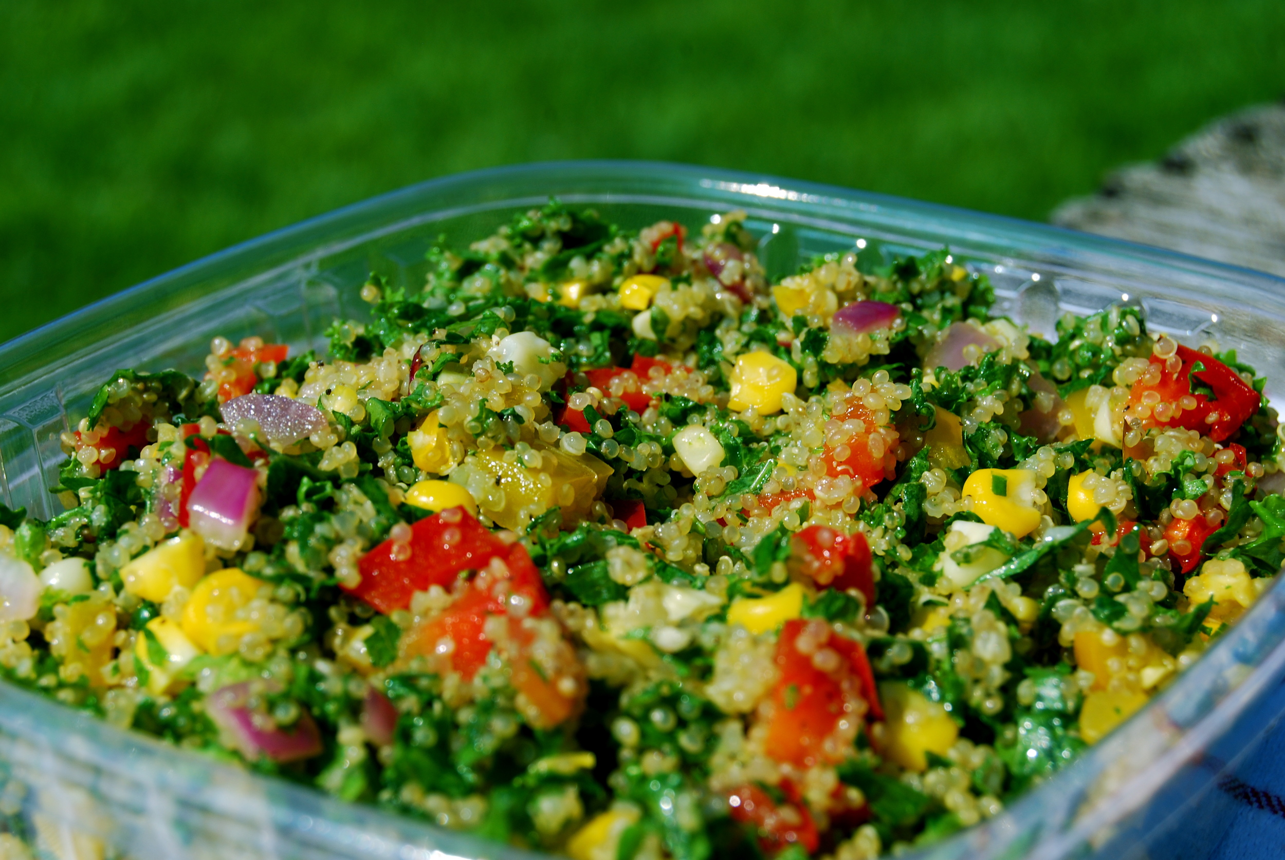 Corn & Quinoa Kale Salad