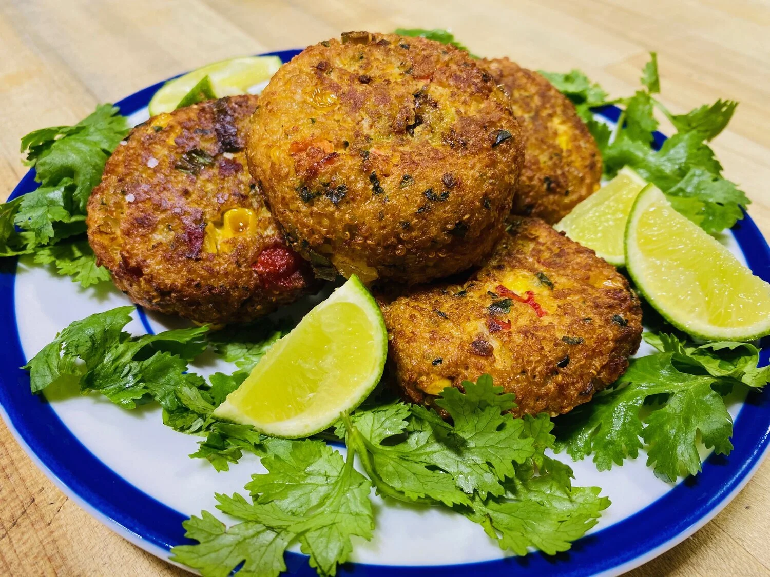 Corn &amp; Kale Quinoa Cakes