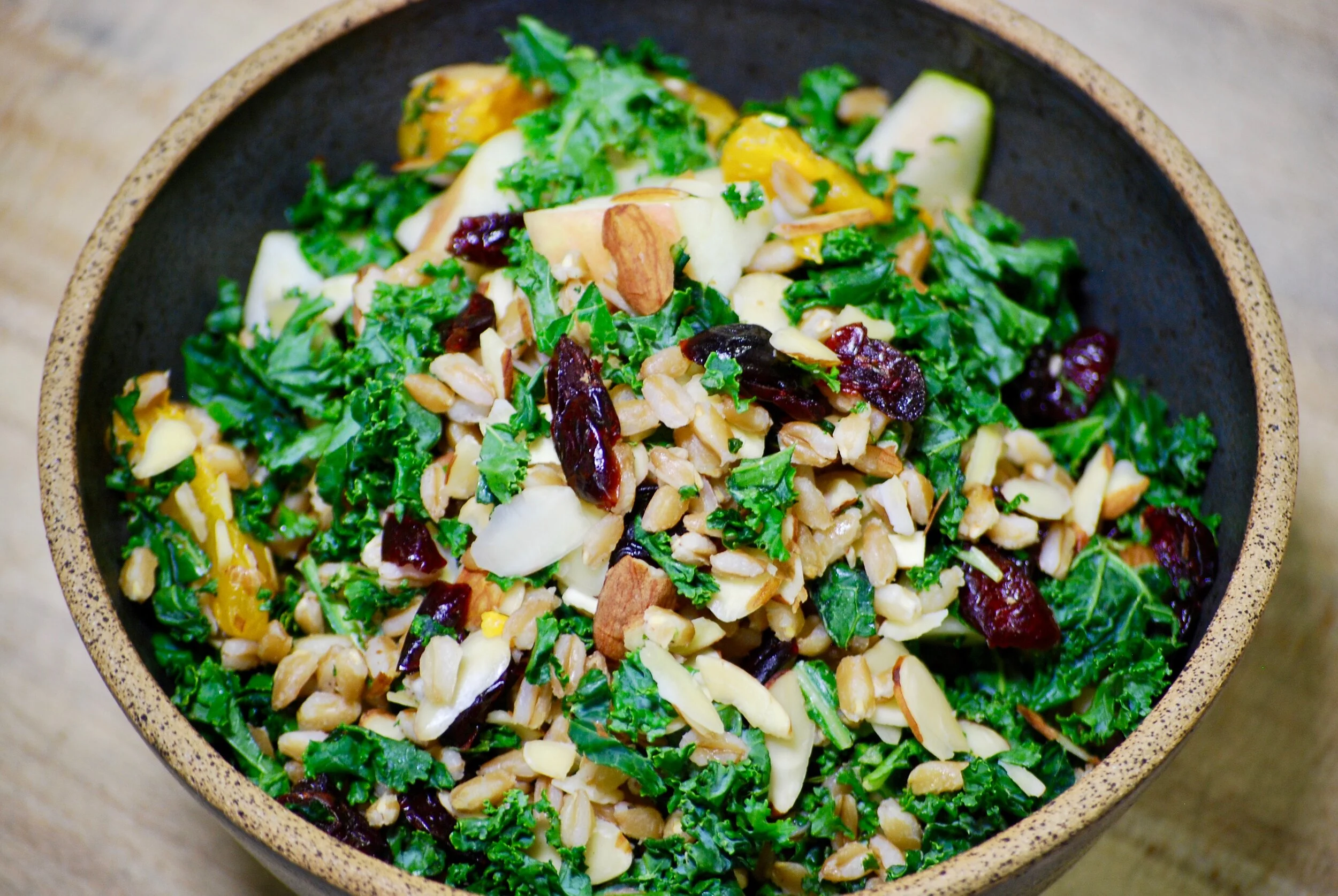 Faro &amp; Kale Salad