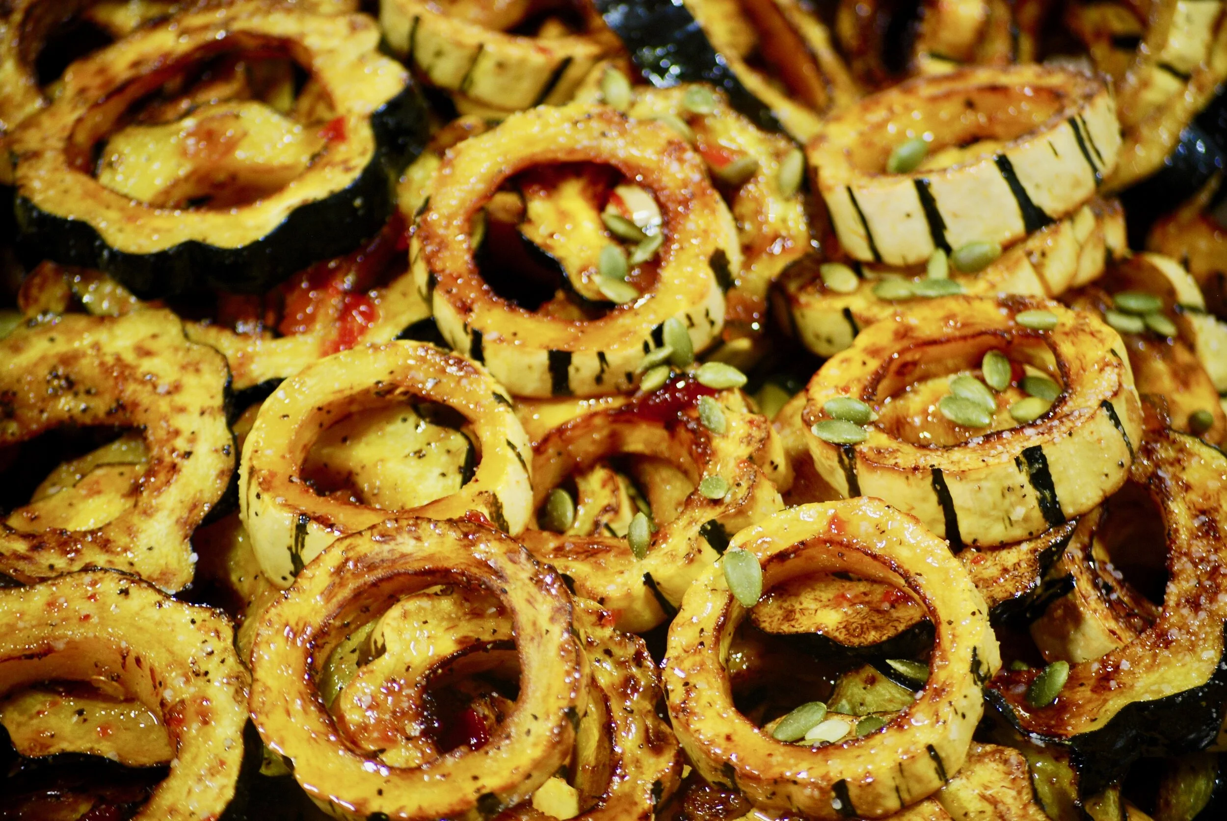 Hot &amp; Sweet Roasted Squash