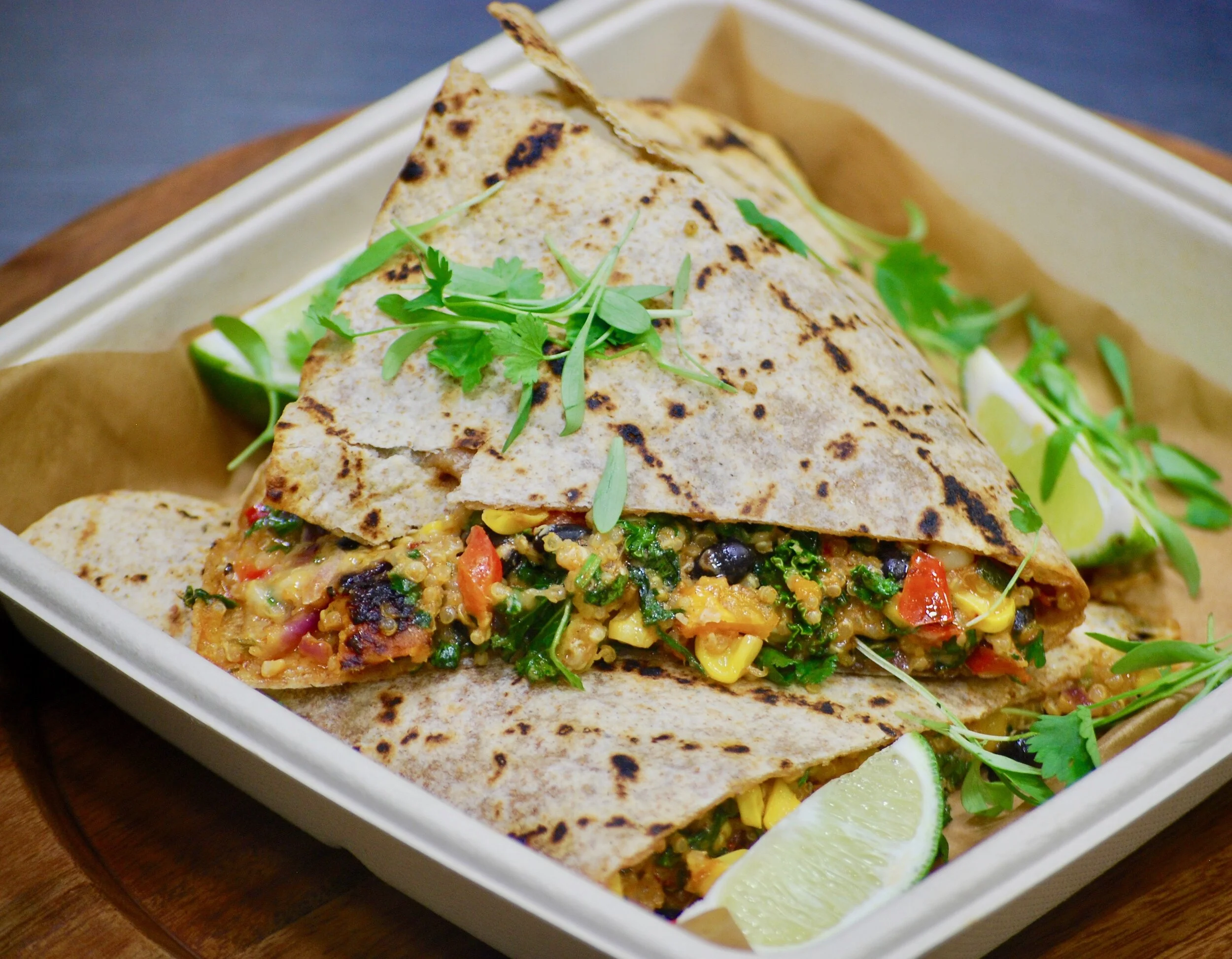 Southwest Quinoa Quesadilla
