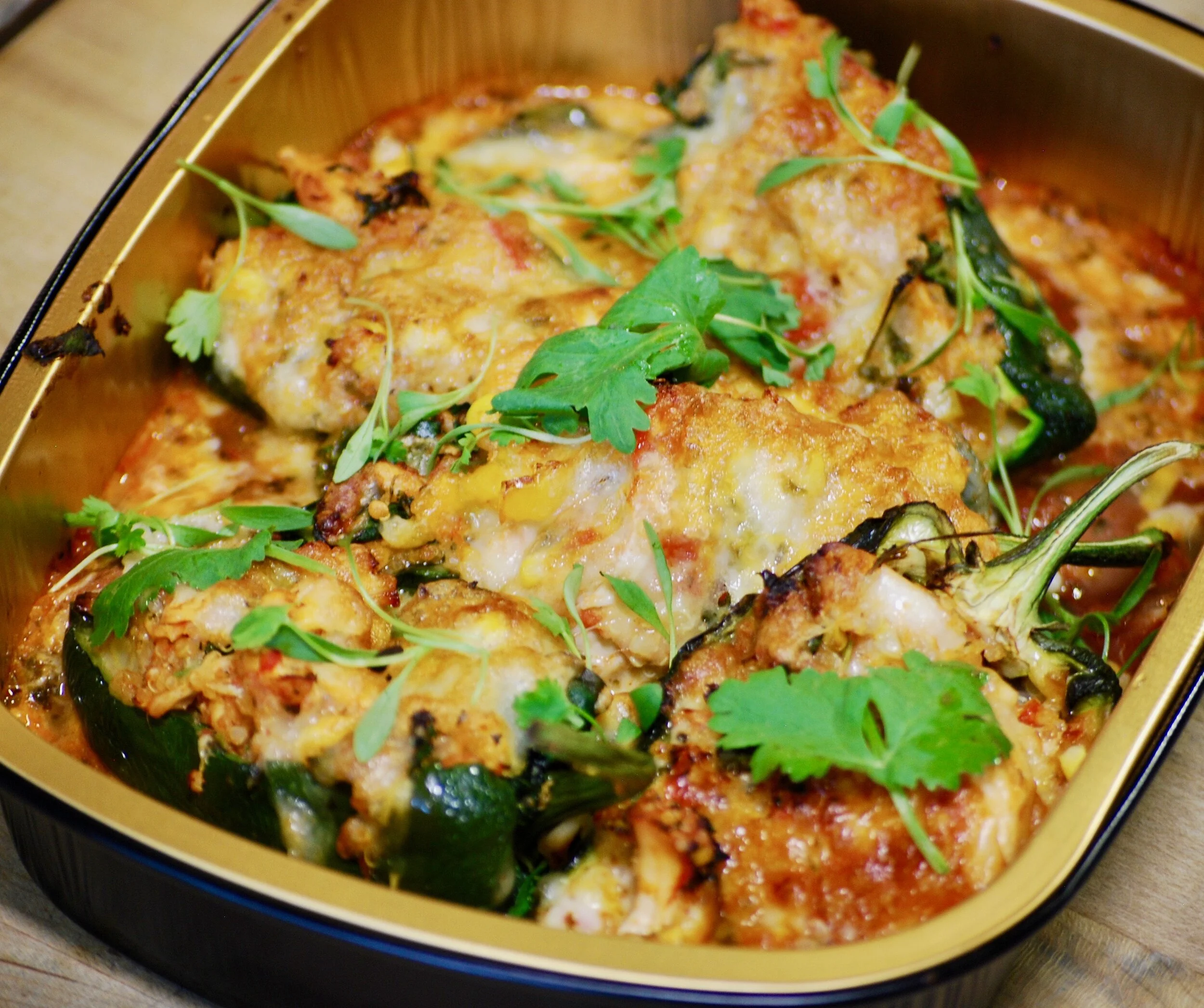 Stuffed Poblano Peppers