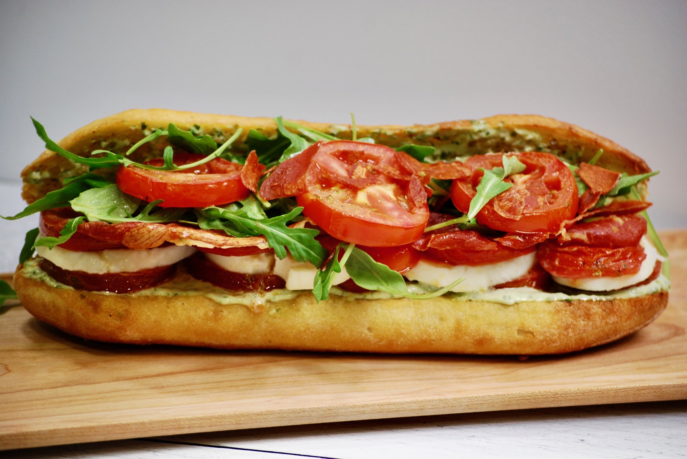 Tomato Mozzarella Farm Sandwich