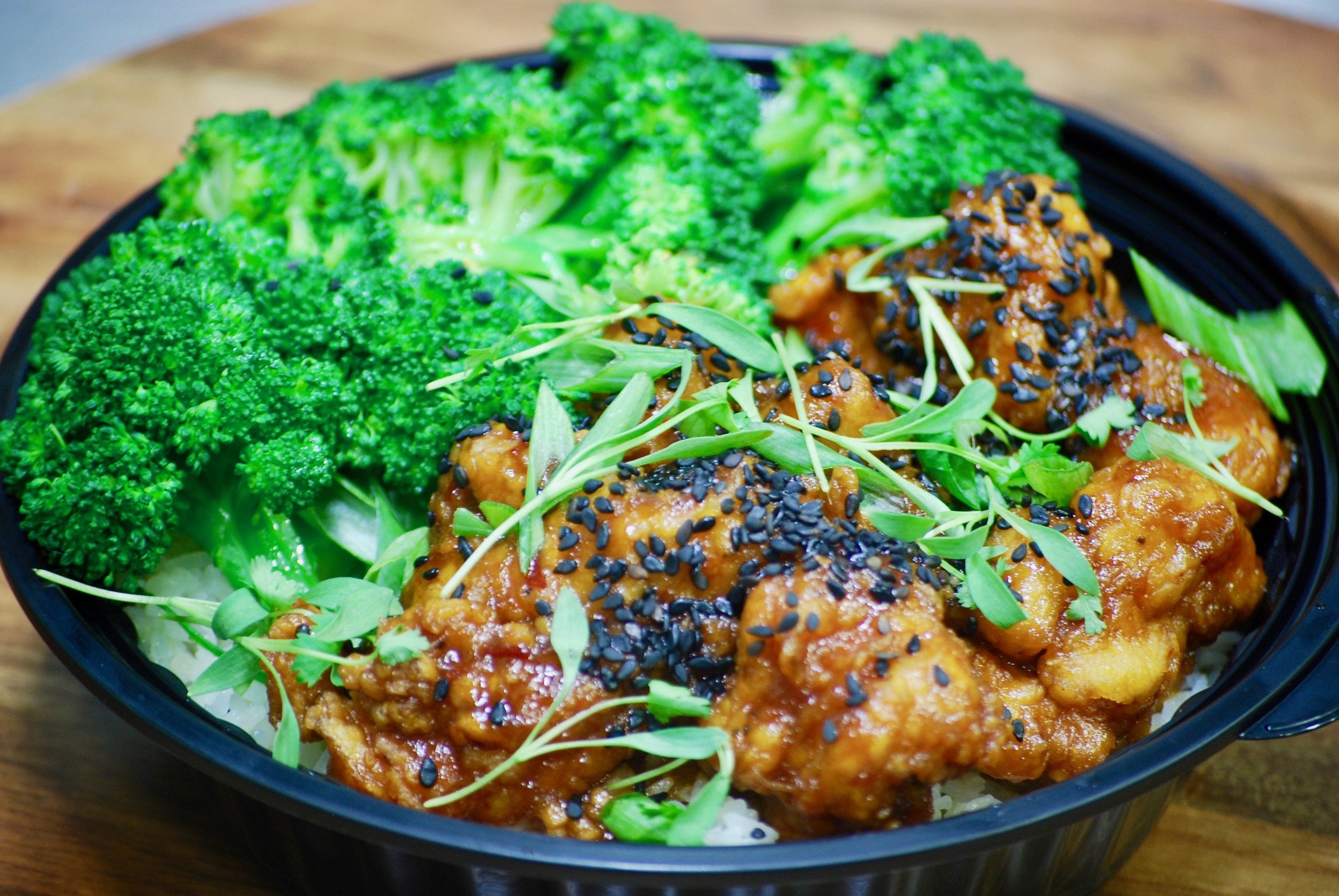 Sweet & Spicy Crispy Chicken with Broccoli