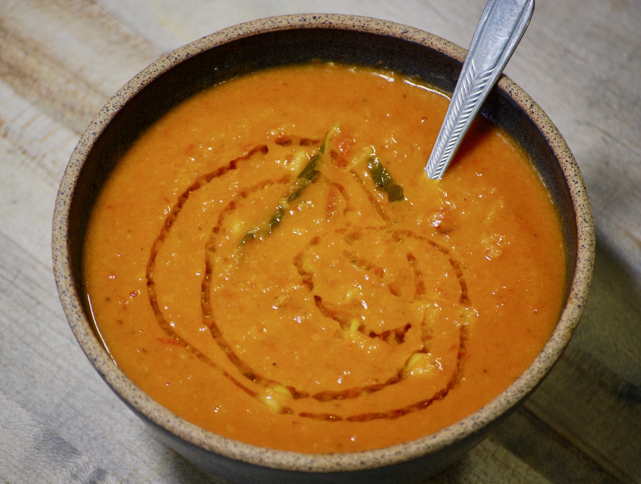 Creamy Heirloom Tomato Soup
