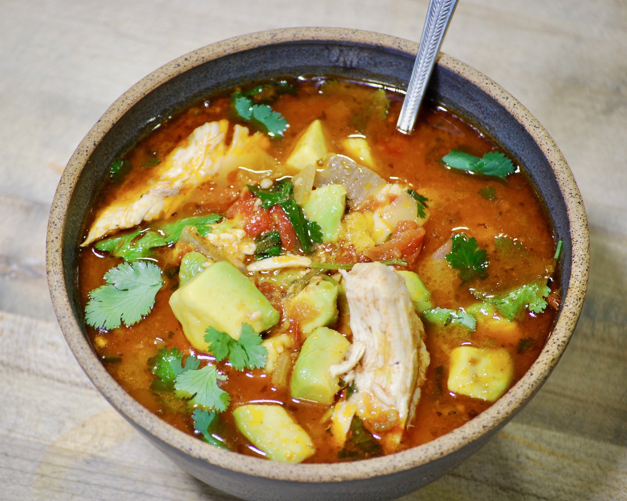 Mexican Chicken Fajita Soup