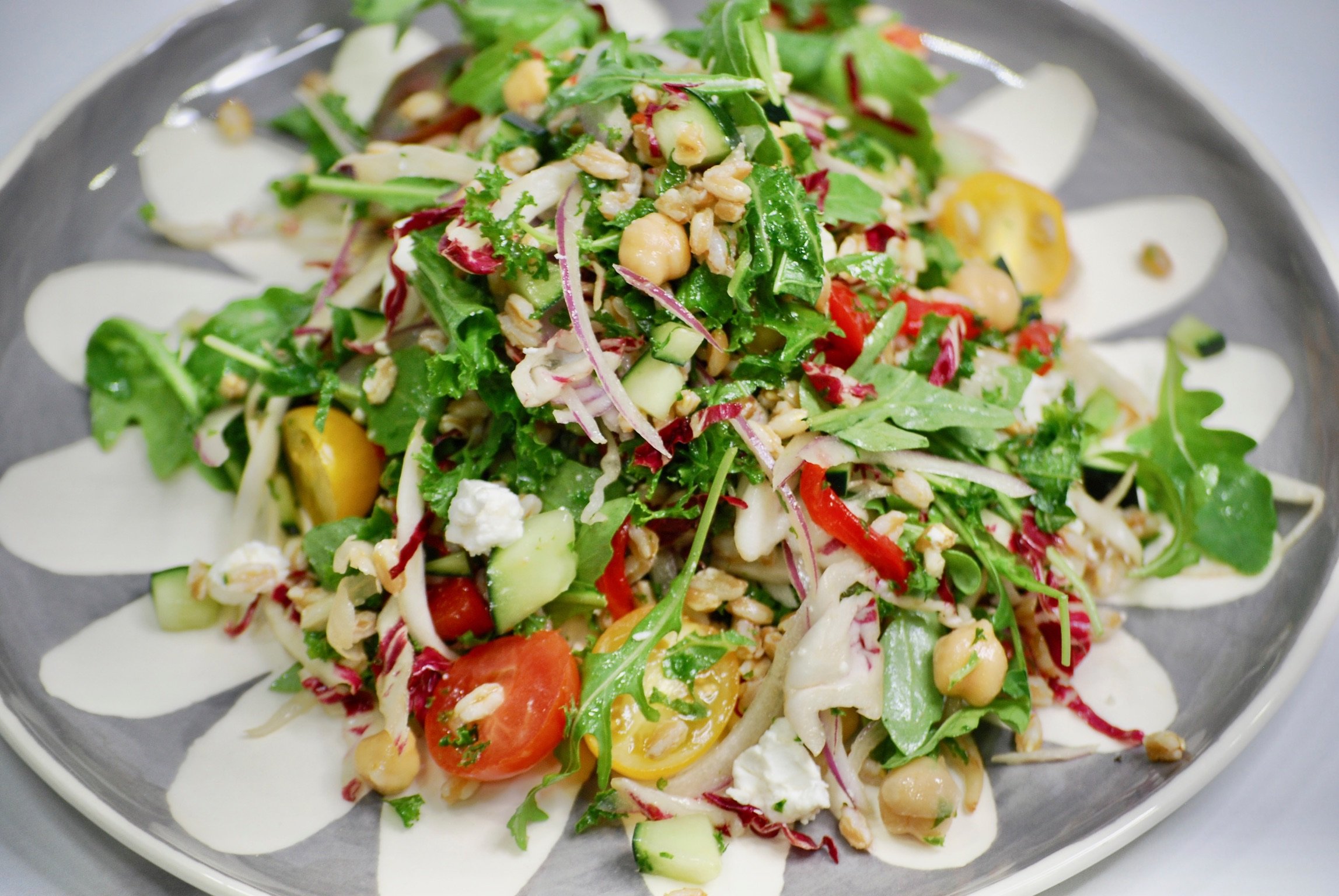 Greek Farro Salad