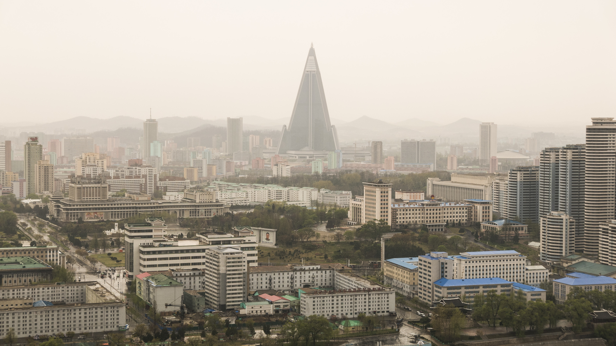 Pyongyang from top