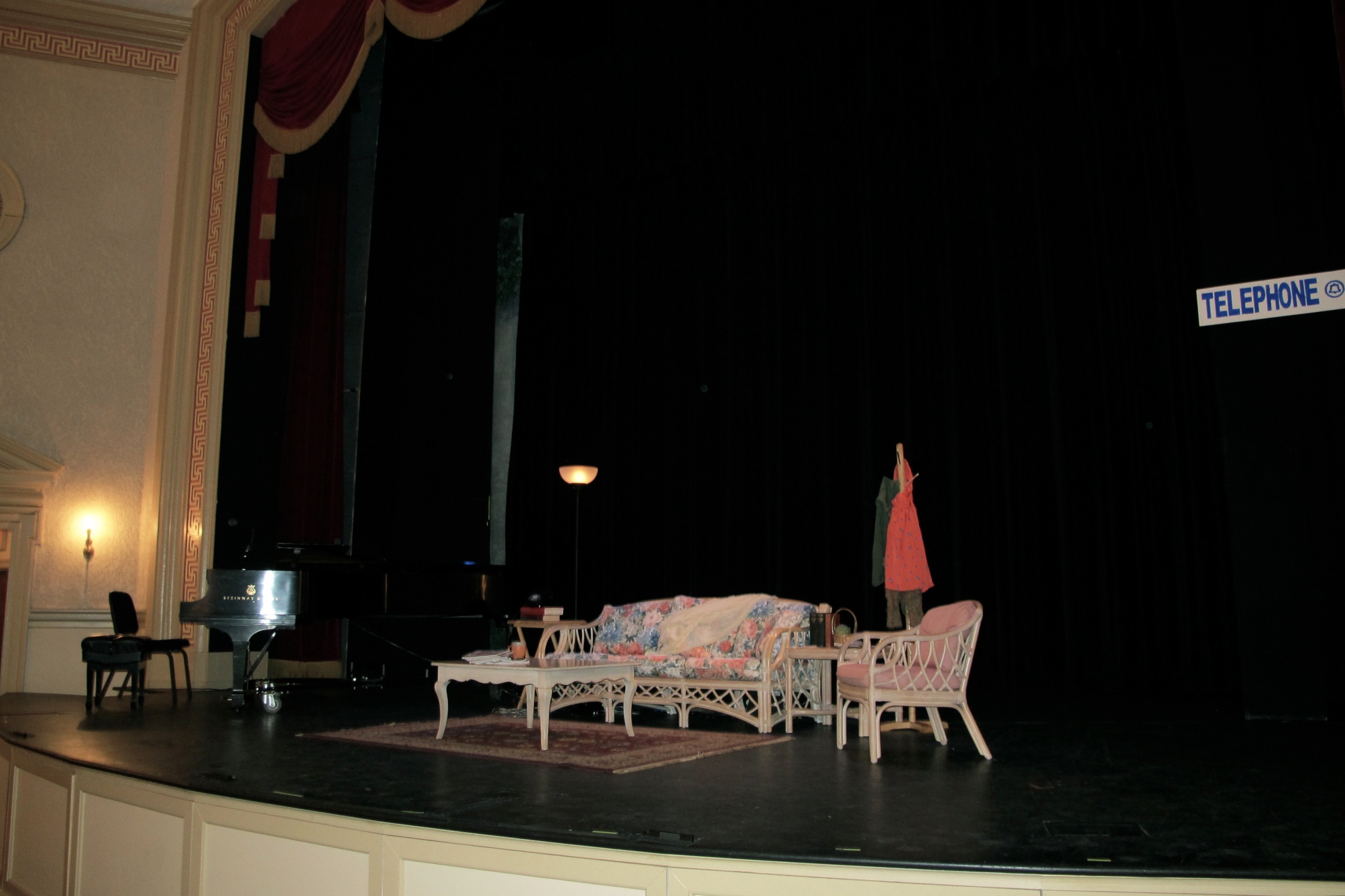 set of Opera in Williamsburg The Telephone 2012.jpg