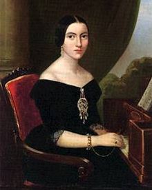 Strepponi as a singer ca 1840