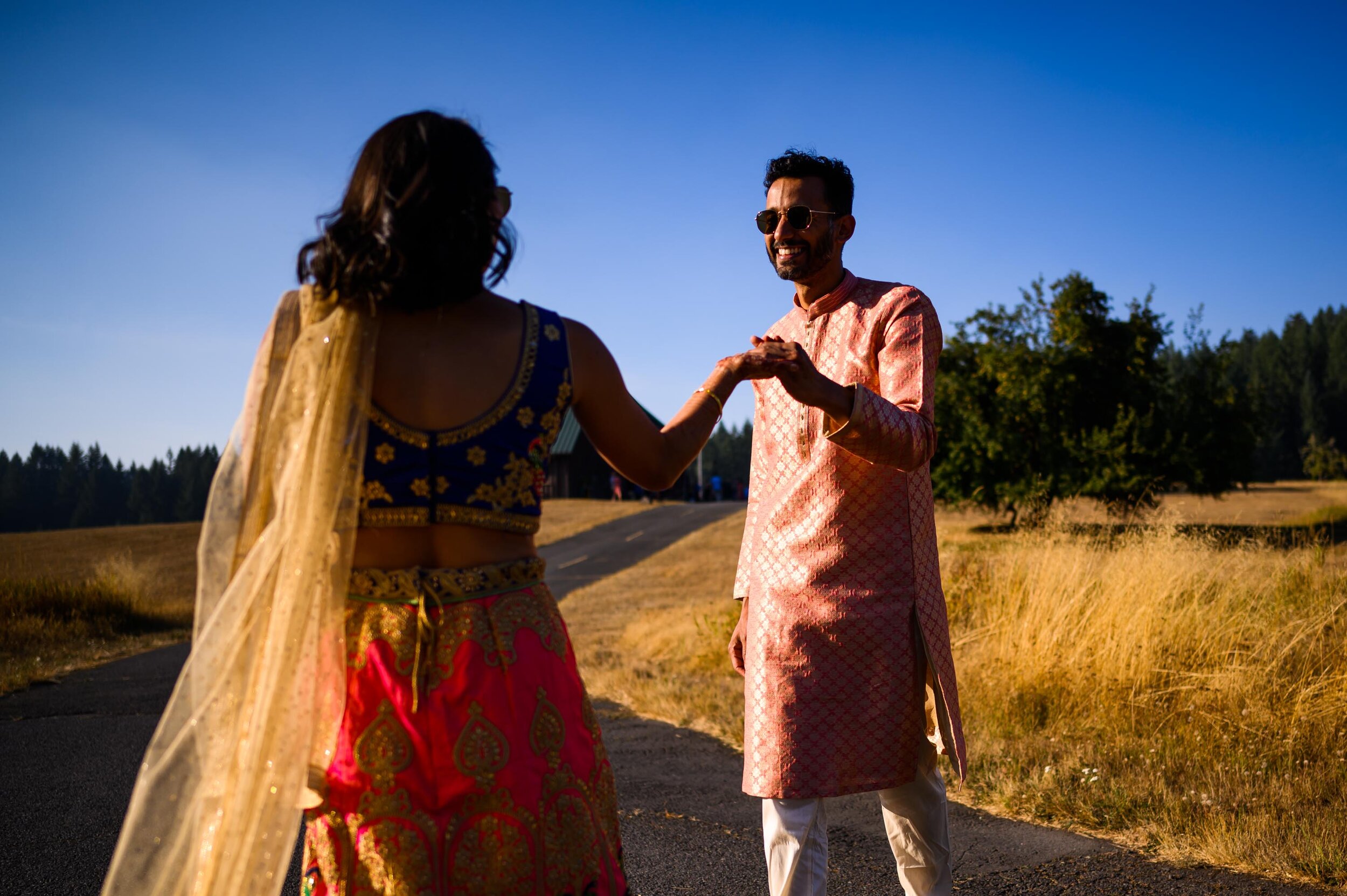 Silver Falls State Park Wedding Photos Sangeet Indian Wedding Photos 43.jpg