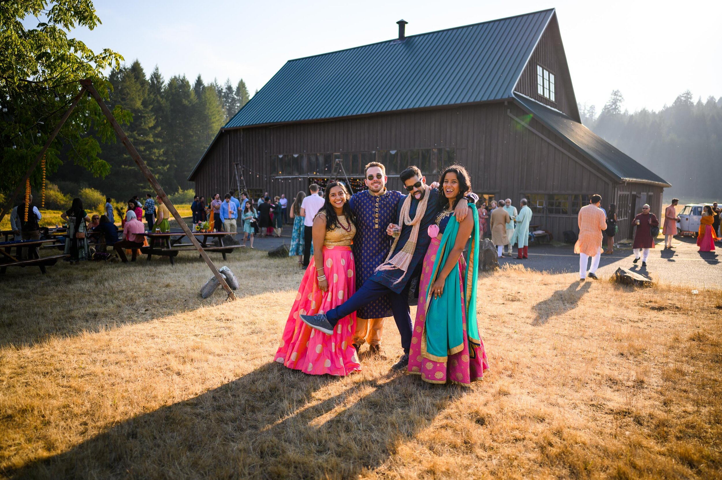 Silver Falls State Park Wedding Photos Sangeet Indian Wedding Photos 52.jpg