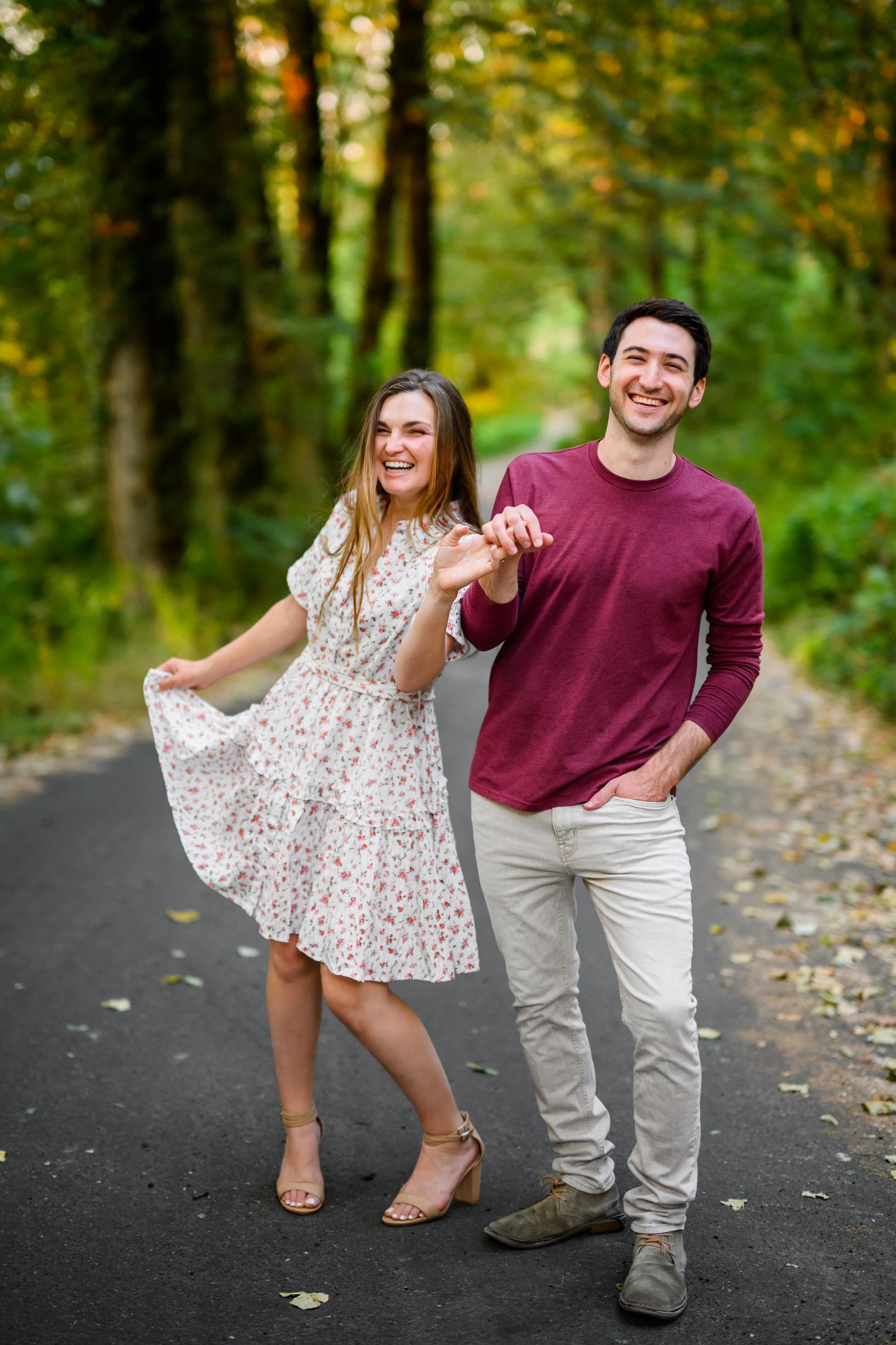 Latourell Falls Adventure Engagment Session Photos 54.JPG